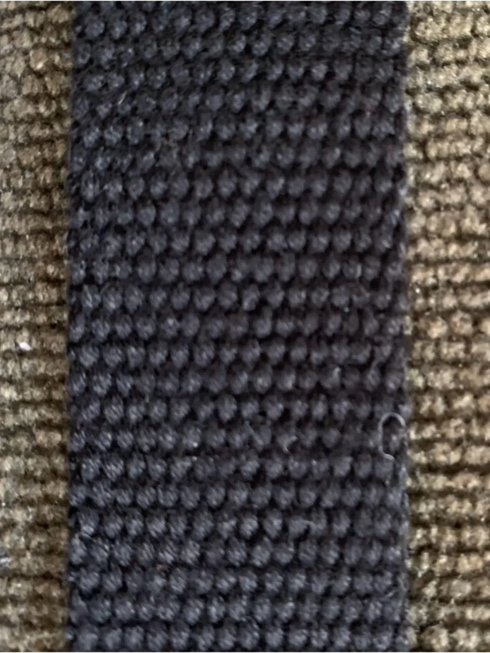 Kid’s Black Webbing Belt with Matte Buckle